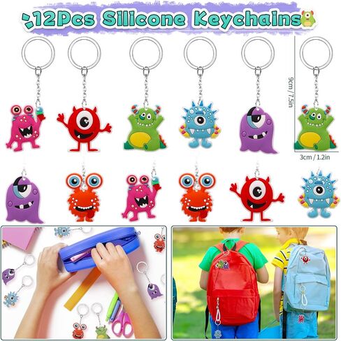 98Pcs Monster Truck Party Favors Birthday Supplies for Boys Kids, Bubble Wands Drinking Straws Slap Bracelets Keychains Stickers Goodie Bag Stuffer Monster Truck Themed Birthday Party Supplies in Saudi Arabia
