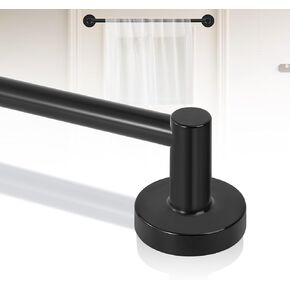 2Pack Gold Magnetic Curtain Rod,Magnetic Curtain Rod for Door,Adjustable Magnetic Towel Bar,Magnetic Curtain Rods for Metal Doors 16-28 Inch,Tool-Free Magnetic Rod with Leather Protective Cover