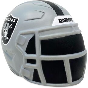 Party Animal NFL Jumbo Squeezymates Helmet Las Vegas Raiders Squeezy Helmet Figurine, Team Colors, 4" Tall