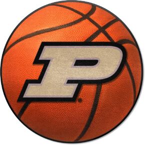 FANMATS unisex adult Rug - 27in Fanmats 16828 Purdue P Basketball Mat 27 diameter, Team Color, One Size US