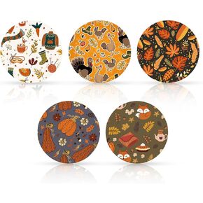 25pcs Sensor Covers, CGM Sensor Patch Sticker Thanksgiving Style Sensor Covers Protector Accessories for Libre 2 Libre 3