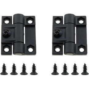 2PCS 42x36x12.5mm Black Plastic Damping Adjustable Hinge Torque Hinge with M5x12 Screw for Door Window Switch Cabinet Machinery and Equipment Control Cabinet