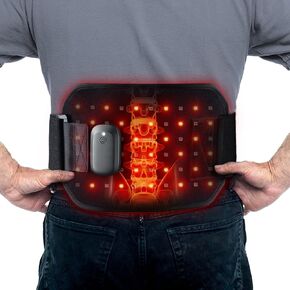 Lower Back Light Therapy Pad, Wireless Infrared Red Light Therapy for Lower Back Pain, Arthritis Treatment,30pcs 660nm Red & 30pcs 880nm Near Infrared Light, Auto Shut-Off
