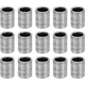 PATIKIL M7 Steel Spacers, 24 Pcs Metal Spacers Steel 7.2mm ID x 10mm OD x 5mm L Carbon Steel Spacer Screw Standoff Round for 2/7in or M7 Screw Bolts