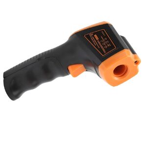 Infrared Thermometer, Temperature Gun Strict Quality Control for Hot Engine Parts(Orange)