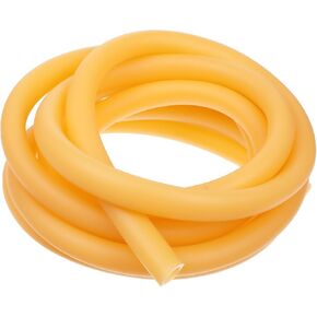 100 ft Latex Rubber Tubing 3/8 inch OD 1/4 inch ID Multicolor Natural Latex Tube Surgical Tubing Sling Rubber Band Fitness Hose, 1 Continuous Piece
