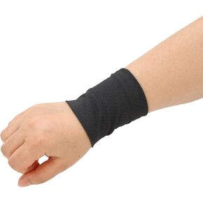 2PCS Sports Wristbands,Cooling Wristband Ice Silk Skin Friendly Elastic Unisex Breathable Sweat Absorbing Wristband for Athletic Exercise