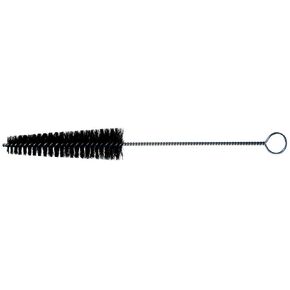 PFERD 89586 Tapered Face Hand Tube Brush, Black Horsehair, 1-1/4" Diameter, 5" Head Length, 12" OAL