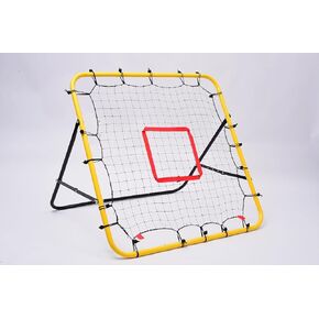 Baseball and Softball Rebounder Net for Pitching and Fielding Training, 3.3 × 3.3FT Baseball net with Target，Adjustable Height