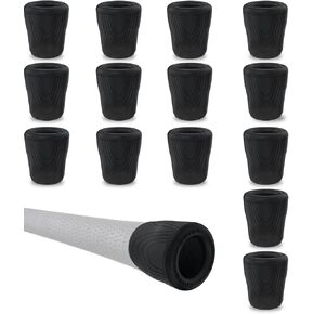 14 PCS Golf Smart Sensor Cover for Garmin Approach CT10, Arccos Smart Sensors and Other, Fit Standard, Midsized, Jumbo Sized Grips, Silicone Protective Cover Black