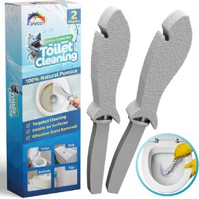 2 PACK Pumice Stone for Toilet Cleaning | Toilet Pumice Stone with Handle | Pumice Cleaning Stone for Toilet Bowl