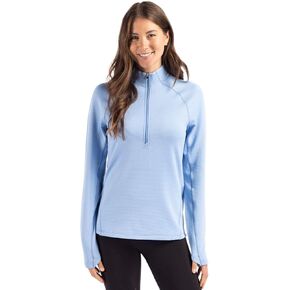 Cutter & Buck Peshastin Eco Fleece Recycled Womens Half Zip Pullover