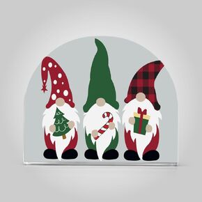 Napkin Holder Acrylic Napkin Dispenser Napkin Stand,Christmas Snowflake Great for Kitchen Counter, Dining Table, Bathroom Vanity