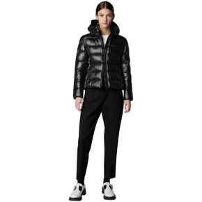 Save The Duck Women's Black Cosmary Hooded Puffer Jacket