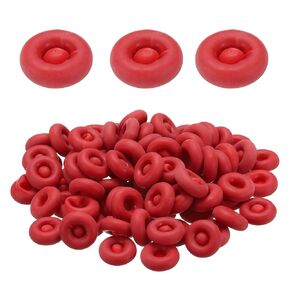 HARFINGTON 80pcs Caulk Caps Universal Fit Caulking Tube Caps Reusable Caulk Saver Cap Caulk Finishing Tool for Sealing & Preserving, Red