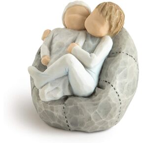 Willow Tree My New Baby (Sky), Lots to Learn to Love to Grow Together, Celebrates New Siblings, Blended Families, A Gift for Big Brother or Big Sister, Sculpted Hand-Painted Figure