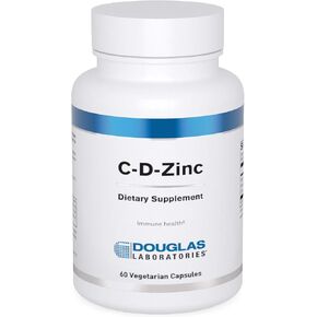 Douglas Laboratories C-D-Zinc | Support for Cellular Health and Immune Function* | 60 Vegetarian Capsules