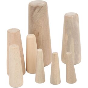 QANYEGN 10 Marine Tapered Cork, Emergency Drain Plugs Set, Tapered Thru Hull Cork, Marine Drain Plugs for Boats, Yachts