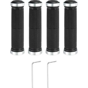HARFINGTON Bike Handlebar Grips Double Lock on Non-Slip Bicycle Grips Handlebars for Mountain Road Foldable MTB BMX Scooter Cruiser Tricycle