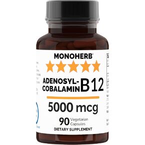 Adenosylcobalamin B-12 Vitamin 5000 mcg - 90 Capsules