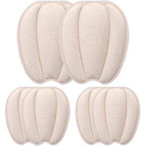 3 Pairs Tongue Pads for Shoes, Non Slip Tongue Cushion Make Shoes Fit That are Too Big Self-Adhesive Tongue Pads Insert for Loose Shoe Heel Pads Fillers Replacement for Men Women (Apricot)