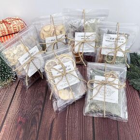 Potpourri Simmering, Set of 6 Potpourri Simmer Pot Kit: Quiet Time, Spa Day, Ginger Spice, Fruit Soup, Bean There, Sweater Weather, Stovetop Potpourri Bags for Home Fragrance,Housewarming,Hostess Gift