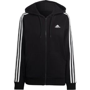 adidas Women's Essentials 3-Stripes French Terry Regular Full-Zip Hoodie