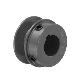 uxcell AK17-3/4 V-Belt Sheave 3/4"Bore 1.75"OD Single Groove Web Sheave Bored-to-Size Sheave, Cast Iron, Belt Section for 4L or A Belt