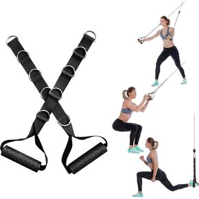 مقابض الصالة الرياضية لمرفق الكابل: مقابض متعددة المقابض ملحق آلة الكابلات للبكرة LAT هدم الصالة الرياضية المنزلية in Kuwait