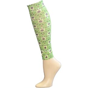 Hocsocx Avocados Moisture Wicking 13" Leg Sleeves | Under Shin Guard Footless Socks Help Prevent Rashes & Support Muscles, 2 Sleeves