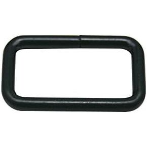 Generic Metal Black Rectangle Buckle 1" X 0.5" Inside Dimension for Strap Keeper Pack of 20