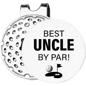 Uncle Gifts, Golf Gifts for Uncle, Best Uncle Golf Ball Marker Gifts, Uncle Golf Ball Marker Magnetic Hat Clip, Uncle Golfer Gifts for Birthday Christmas Father's Day