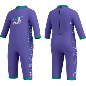 Baby Wetsuit, Neoprene Thermal Swimsuit Keep Warm in Cold Water