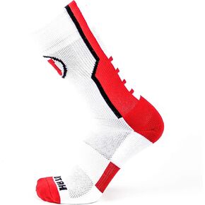 NCAA Utah Utes Unisex Utah White Sport Sockutah White Sport Sock, Red, One Size