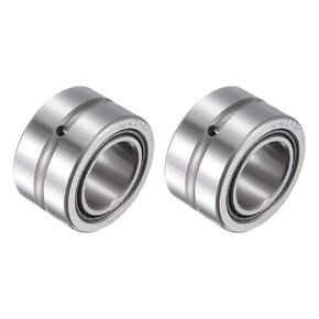 uxcell NKI15/16 Needle Roller Bearings 15mm x 27mm x 16mm Chrome Steel Open End with Radial Removable Inner Ring 2pcs