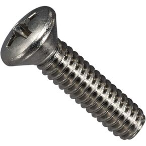 014973197261 Phillips Oval Machine Screws, 1/4-20 x 1-Inch, 100-Piece