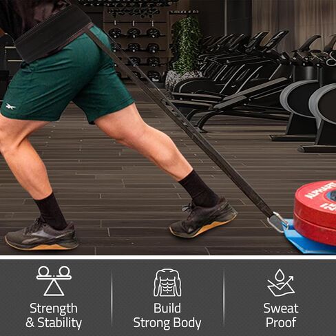 حزام الوزن للانخفاضات والسحبات Atg Pro Gear، حزام القرفصاء، حزام غمس لرفع الأثقال، حزام مرجح، حزام سحب مزلجة، حزام سحب لأعلى، حزام رفع الأثقال، حزام سحب لأعلى، حزام رياضي، مزلقة in Saudi Arabia