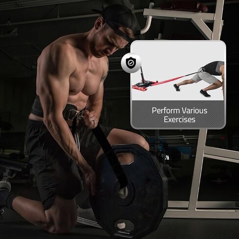 حزام الوزن للانخفاضات والسحبات Atg Pro Gear، حزام القرفصاء، حزام غمس لرفع الأثقال، حزام مرجح، حزام سحب مزلجة، حزام سحب لأعلى، حزام رفع الأثقال، حزام سحب لأعلى، حزام رياضي، مزلقة in Saudi Arabia