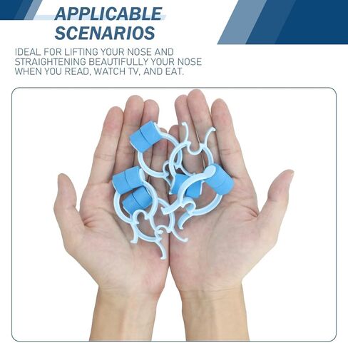 مشبك إيقاف نزيف الأنف الرعاف للاستعمال مرة واحدة، سدادة نزيف الأنف الإسفنجية، مشبك الأنف للشخير العرضي أو في حالات الطوارئ، 12 قطعة، أخضر in Kuwait