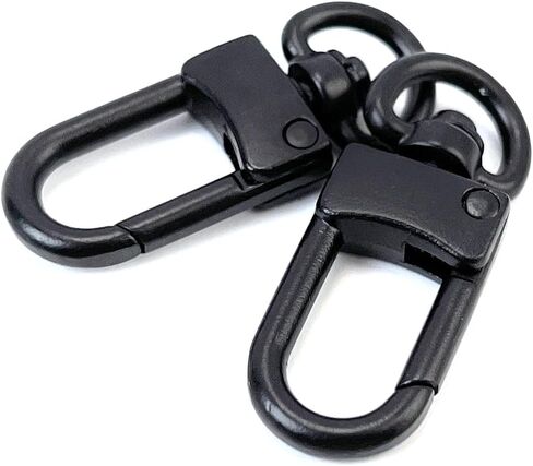 VersaKits 10 Pcs Heavy Duty Swivel Clips Brass Small Lobster Claw Clasps Push Gate Trigger Snap Hooks Arch Style for Sewing Purse Bag Jewelry Making in Saudi Arabia