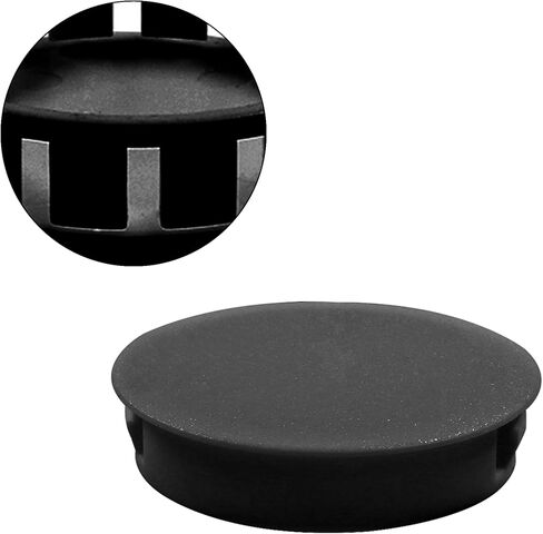 25 قطعة من سدادات الفتحات مقاس 0.51 بوصة / 13 مم، سدادات ثقب بلاستيكية من النوع المتدفق المفاجئة في أنبوب فتحة القفل، أغطية طرفية لعمود سياج الأثاث (أبيض) in Kuwait