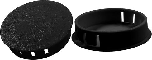 25 قطعة من سدادات الفتحات مقاس 0.51 بوصة / 13 مم، سدادات ثقب بلاستيكية من النوع المتدفق المفاجئة في أنبوب فتحة القفل، أغطية طرفية لعمود سياج الأثاث (أبيض) in Kuwait