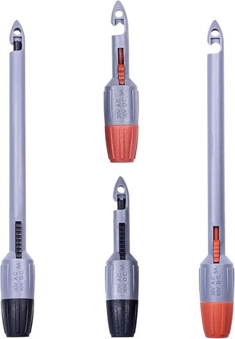 4 قطع من مسبار ثقب الأسلاك، مجموعة مشابك ثقب العزل لاختبار مقياس الحرارة الفولتميتر المتعدد، تتضمن مقاسين in Kuwait