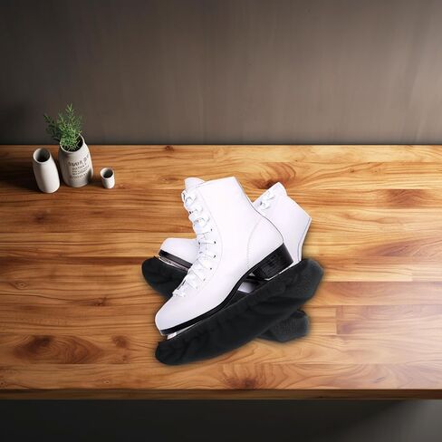 Klmnop Ice Skate Guard, Ice Skate Blade Covers Hockey Skate Soakers Guard, Skate Guard for Adult, Youth in Saudi Arabia