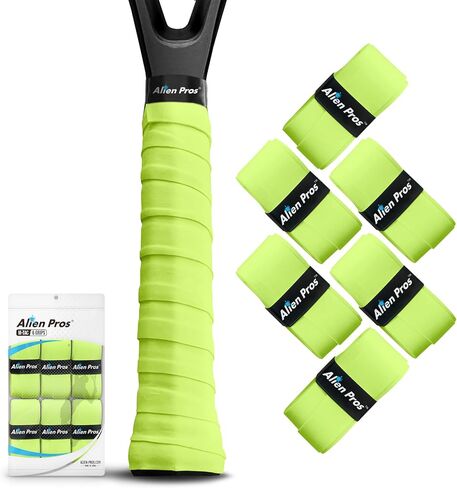 ALIEN PROS New Model M-Tac Tennis Racket Grip Tape (6 Grips) Tennis Overgrip Grip Tape Tennis Racket Tac Feel Tennis Grip – Wrap Your Racquet for High Performance (6 Grips) in Saudi Arabia