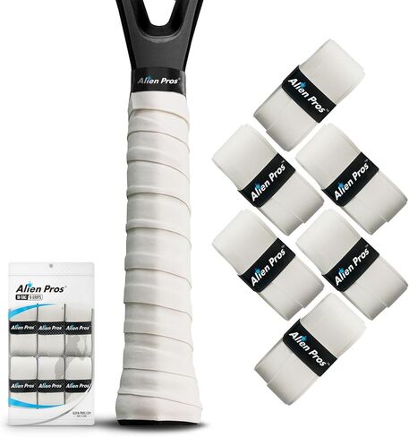 ALIEN PROS New Model M-Tac Tennis Racket Grip Tape (6 Grips) Tennis Overgrip Grip Tape Tennis Racket Tac Feel Tennis Grip – Wrap Your Racquet for High Performance (6 Grips) in Saudi Arabia