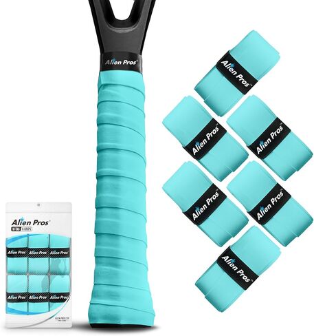 ALIEN PROS New Model M-Tac Tennis Racket Grip Tape (6 Grips) Tennis Overgrip Grip Tape Tennis Racket Tac Feel Tennis Grip – Wrap Your Racquet for High Performance (6 Grips) in Saudi Arabia
