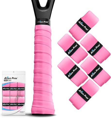 ALIEN PROS New Model M-Tac Tennis Racket Grip Tape (6 Grips) Tennis Overgrip Grip Tape Tennis Racket Tac Feel Tennis Grip – Wrap Your Racquet for High Performance (6 Grips) in Saudi Arabia