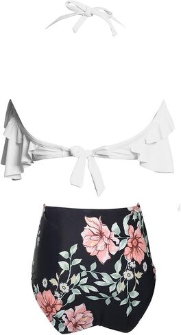 JerrisApparel Mother Daughter Swimsuit Family Matching Bikini Set Girls Swimwear in Saudi Arabia