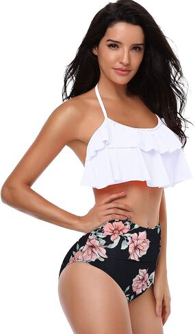 JerrisApparel Mother Daughter Swimsuit Family Matching Bikini Set Girls Swimwear in Saudi Arabia